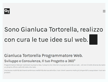 Tablet Screenshot of gianlucatortorella.it
